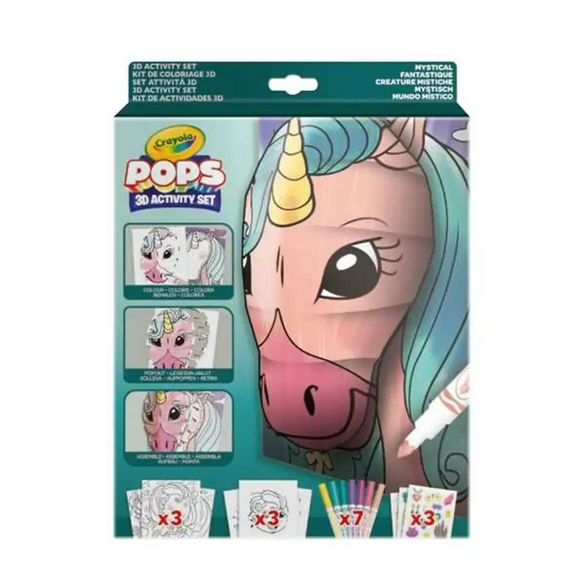 Travaux manuel crayola 3d color pops licorne_2020. DIAYTAR COTE D'IVOIRE - Votre Destination Shopping Incontournable. Parcourez nos rayons virtuels et trouvez des articles qui répondent à tous vos besoins, du quotidien à l'exceptionnel.