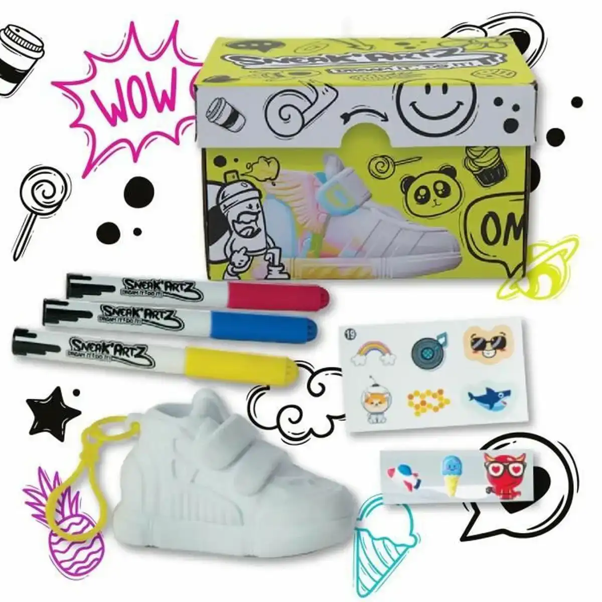 Travaux manuel splash toys sneak artz shoebox_5587. DIAYTAR COTE D'IVOIRE - Où la Mode et le Confort se Rencontrent. Plongez dans notre univers de produits et trouvez des articles qui vous habillent avec style et aisance.