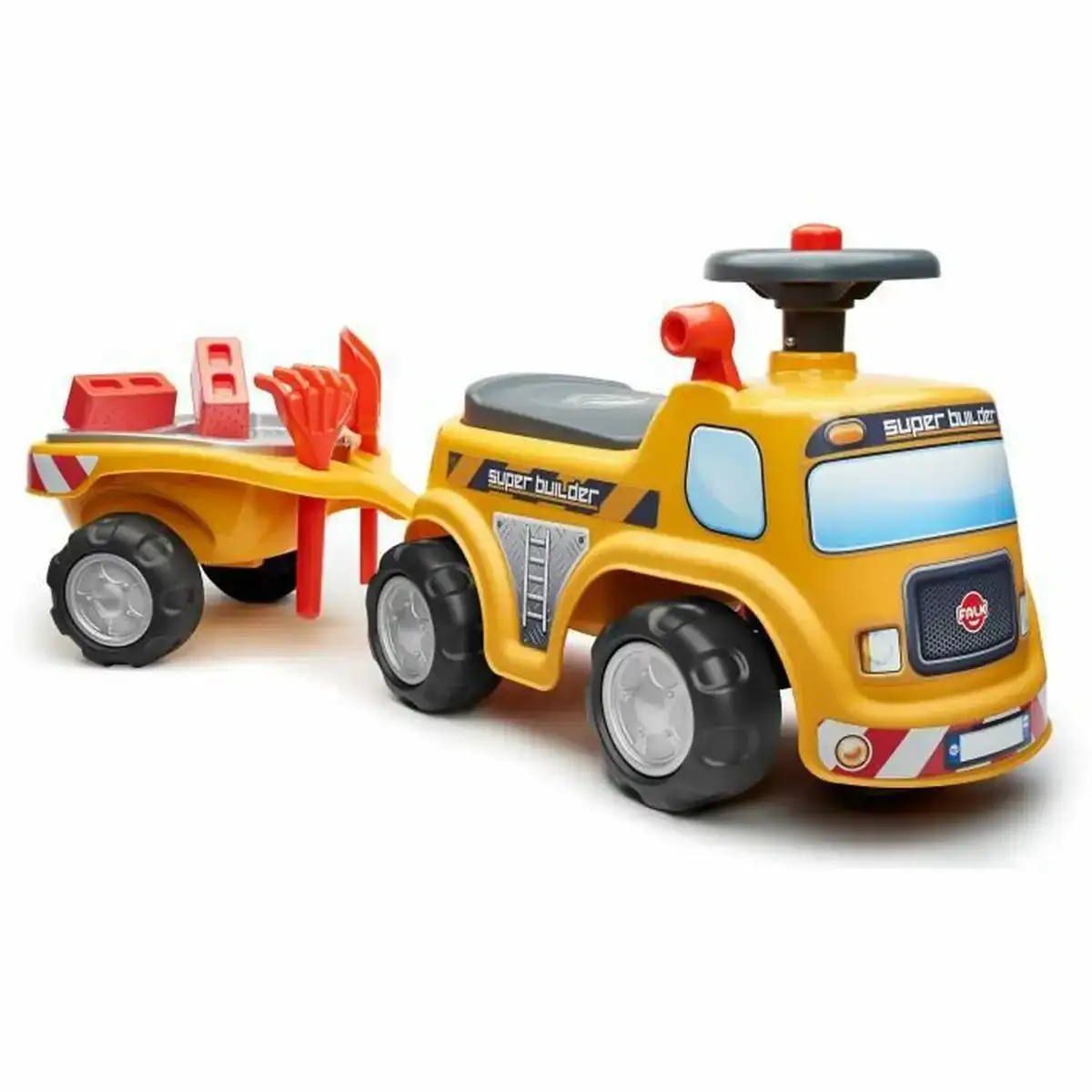 Tricycle falk super builder construction rig jaune_9720. DIAYTAR COTE D'IVOIRE - L'Art de Choisir, l'Art de Vivre. Explorez notre univers de produits soigneusement sélectionnés pour vous offrir une expérience shopping riche et gratifiante.