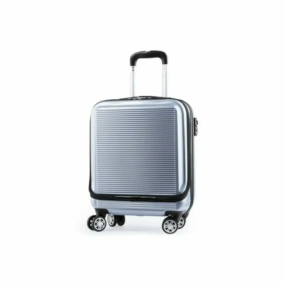 Trolley avec compartiment pour portable 146044 argente 1 unites _5294. DIAYTAR COTE D'IVOIRE - Où Choisir est un Acte d'Amour pour le Côte d'Ivoire. Explorez notre boutique en ligne et choisissez des articles qui célèbrent la culture et l'artisanat du pays.