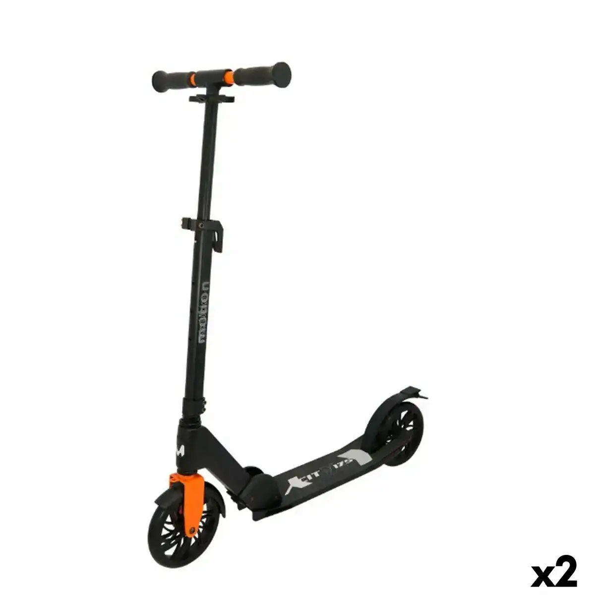 Trottinette aktive noir 2 unites_7311. DIAYTAR COTE D'IVOIRE - L'Art de Vivre le Shopping Inspiré. Parcourez notre catalogue et choisissez des produits qui reflètent votre passion pour la beauté et l'authenticité.