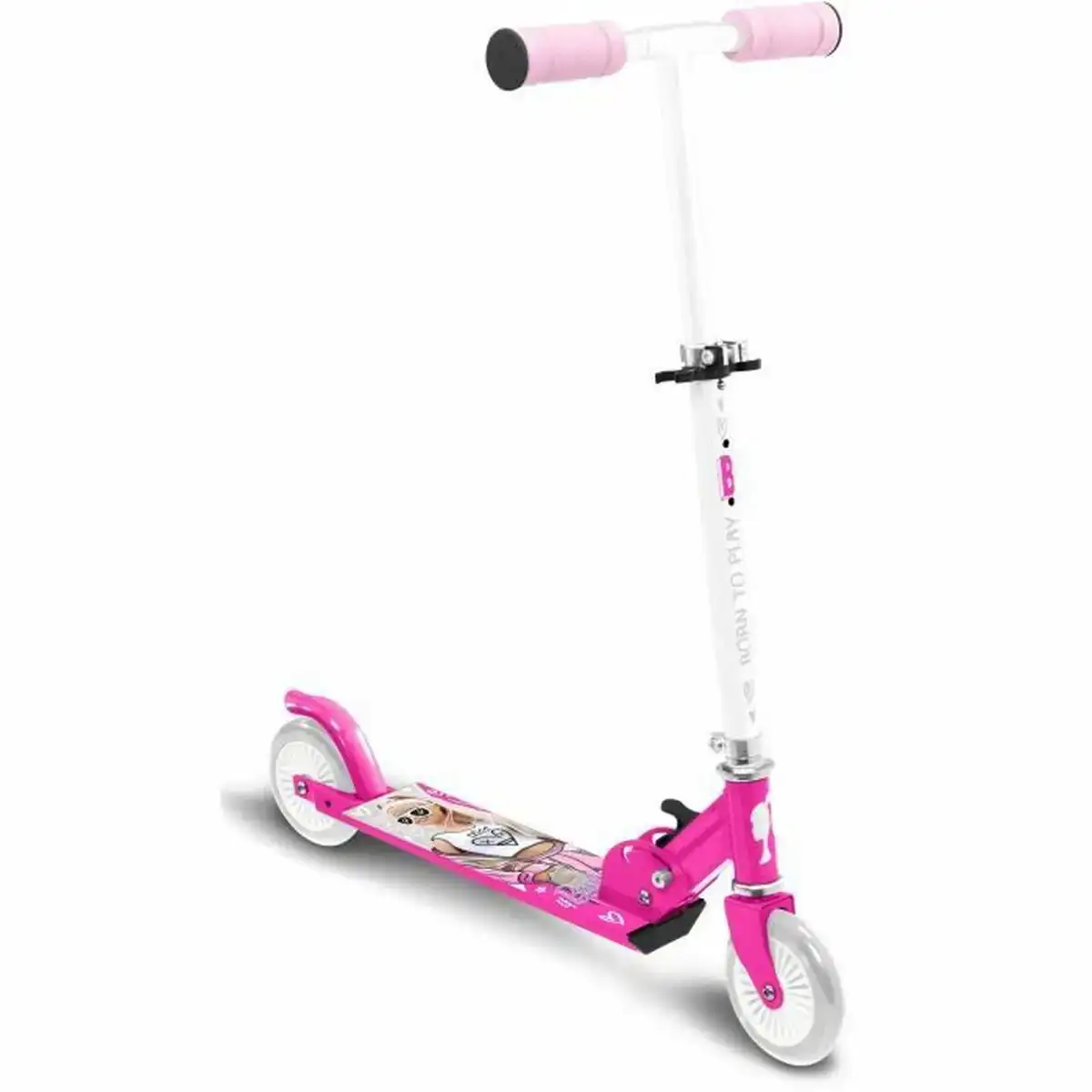 Trottinette barbie rose aluminium_9816. Bienvenue chez DIAYTAR COTE D'IVOIRE - Où Chaque Achat est un Geste d'Amour. Découvrez notre sélection minutieuse et choisissez des articles qui témoignent de votre passion.
