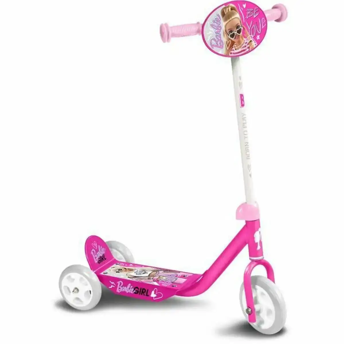 Trottinette barbie rose pvc_3919. DIAYTAR COTE D'IVOIRE - Là où le Shopping Devient une Expérience. Naviguez à travers notre catalogue diversifié et découvrez des produits qui ajoutent de la couleur et de la passion à votre vie.