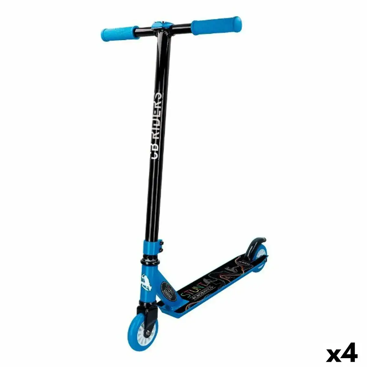 Trottinette colorbaby noir bleu 4 unites_6991. DIAYTAR COTE D'IVOIRE - Là où Chaque Produit Est une Trouvaille. Explorez notre sélection minutieuse et découvrez des articles qui correspondent à votre style de vie et à vos aspirations.