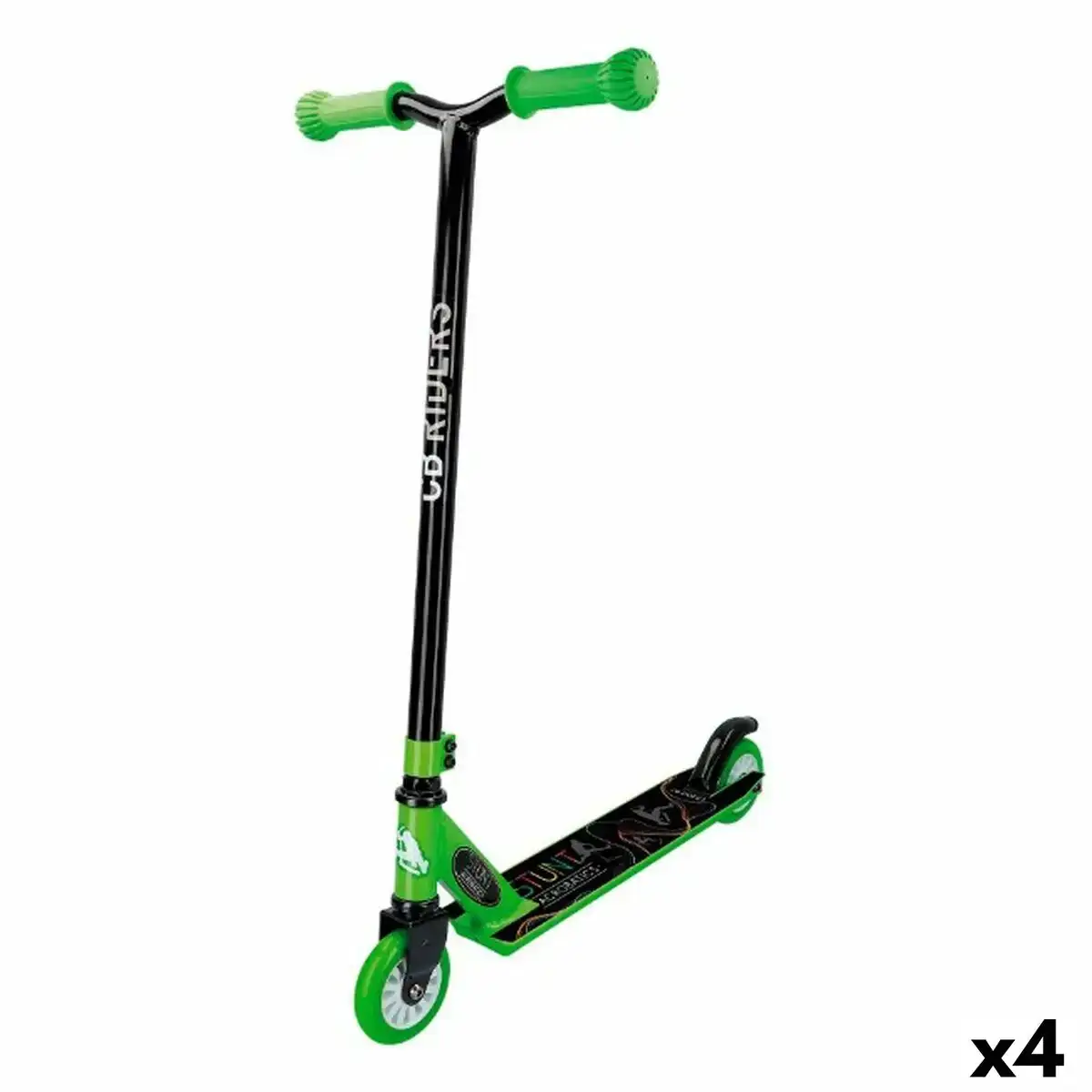 Trottinette colorbaby noir vert 4 unites_5471. Bienvenue chez DIAYTAR COTE D'IVOIRE - Où Chaque Achat Fait une Différence. Découvrez notre gamme de produits qui reflètent l'engagement envers la qualité et le respect de l'environnement.
