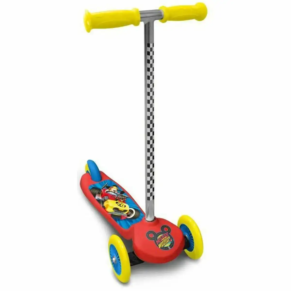 Trottinette stamp mickey racers_1474. DIAYTAR COTE D'IVOIRE - Là où Chaque Produit a son Propre Éclat. Explorez notre boutique en ligne et trouvez des articles qui ajoutent de la brillance à votre quotidien.