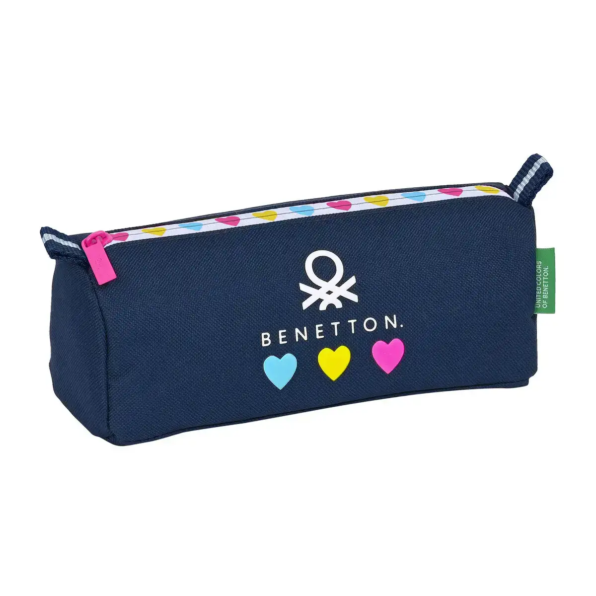 Trousse d ecolier benetton love blue marine 21 x 8 x 7 cm _2425. DIAYTAR COTE D'IVOIRE - Là où la Diversité Rencontre la Qualité. Parcourez notre gamme complète et trouvez des produits qui incarnent la richesse et l'unicité du Côte d'Ivoire.