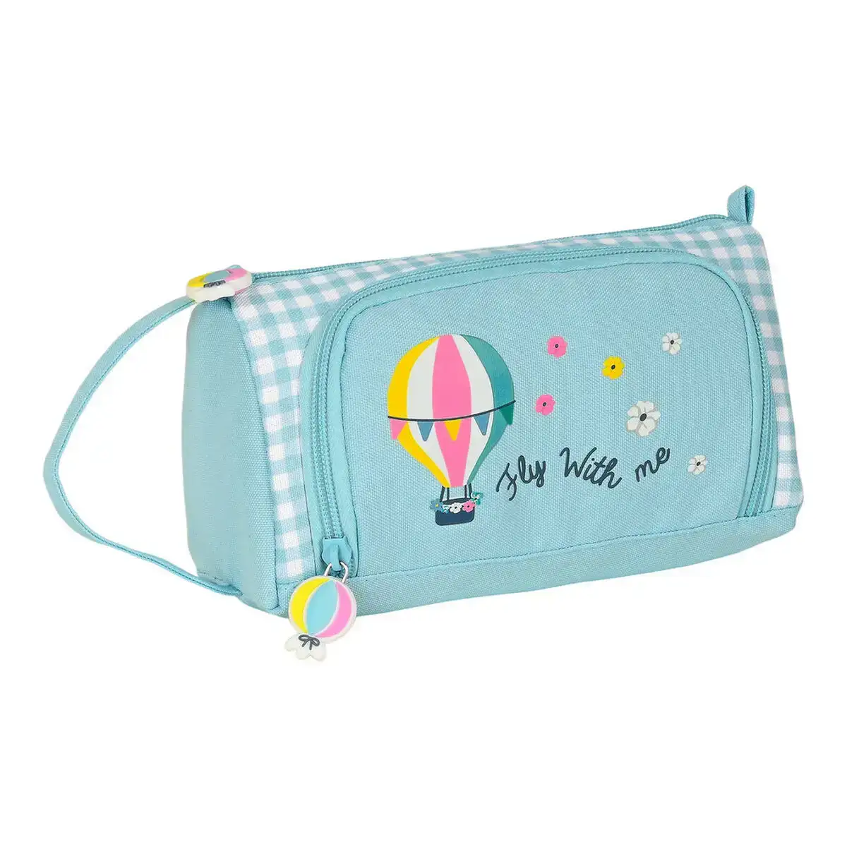 Trousse d ecolier blackfit8 fly with me blanc bleu ciel 20 x 11 x 8 5 cm_8894. DIAYTAR COTE D'IVOIRE - Votre Passage vers la Découverte. Explorez notre boutique en ligne pour trouver des trésors qui vous attendent, du traditionnel à l'avant-garde.
