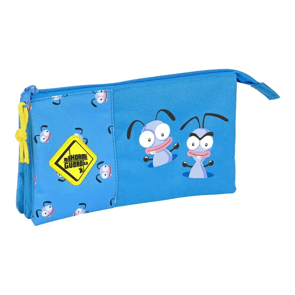 Trousse d ecolier el hormiguero bleu 22 x 12 x 3 cm _5689. DIAYTAR COTE D'IVOIRE - Votre Passage vers l'Exceptionnel. Naviguez à travers notre sélection minutieuse et découvrez des articles qui apportent une touche spéciale à chaque instant de votre vie.