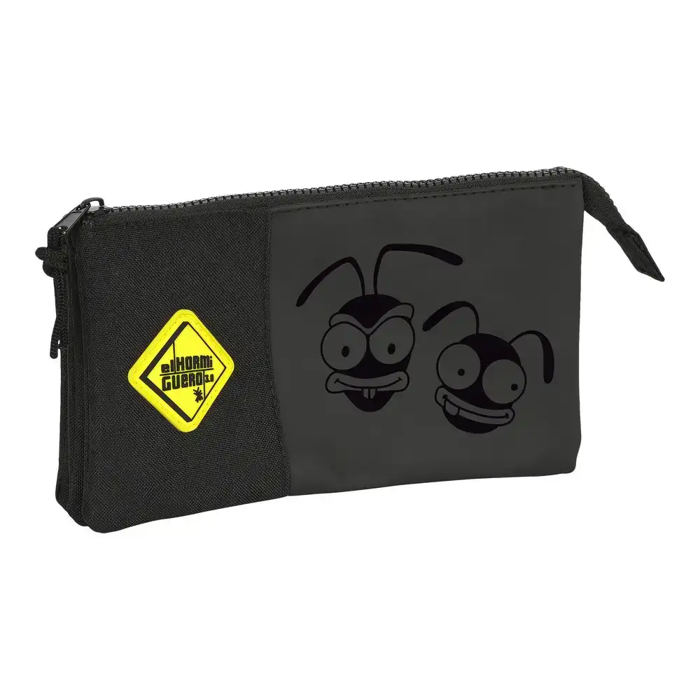 Trousse d ecolier el hormiguero noir 22 x 12 x 3 cm _3163. Bienvenue chez DIAYTAR COTE D'IVOIRE - Là où les Désirs Prendent Vie. Explorez notre boutique en ligne et laissez-vous séduire par des articles qui font écho à vos aspirations et à votre style unique.