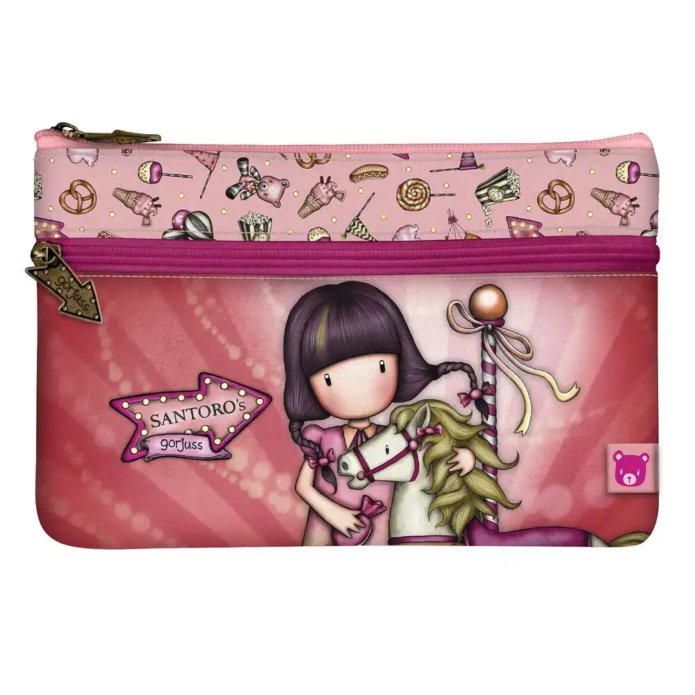 Trousse d ecolier gorjuss carousel saumon 23 4 x 15 5 x 1 5 cm _4101. DIAYTAR COTE D'IVOIRE - Où Choisir est un Acte de Création. Naviguez à travers notre plateforme et choisissez des produits qui complètent votre histoire personnelle.