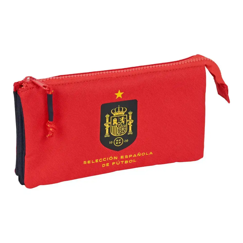Trousse d ecolier rfef rouge bleu 22 x 12 x 3 cm _8593. DIAYTAR COTE D'IVOIRE - L'Univers de l'Élégance Accessible. Plongez dans notre catalogue et choisissez des produits qui allient sophistication et accessibilité pour un shopping exquis.