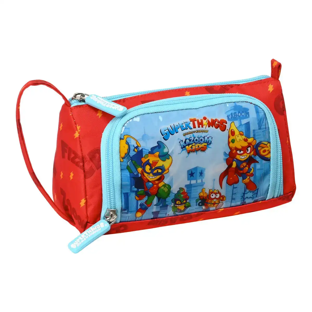Trousse d ecolier superthings kazoom kids bleu rouge 20 x 11 x 8 5 cm_7802. DIAYTAR COTE D'IVOIRE - L'Art du Shopping Éclairé. Parcourez notre catalogue et choisissez parmi des produits de qualité qui satisferont vos besoins et votre style.
