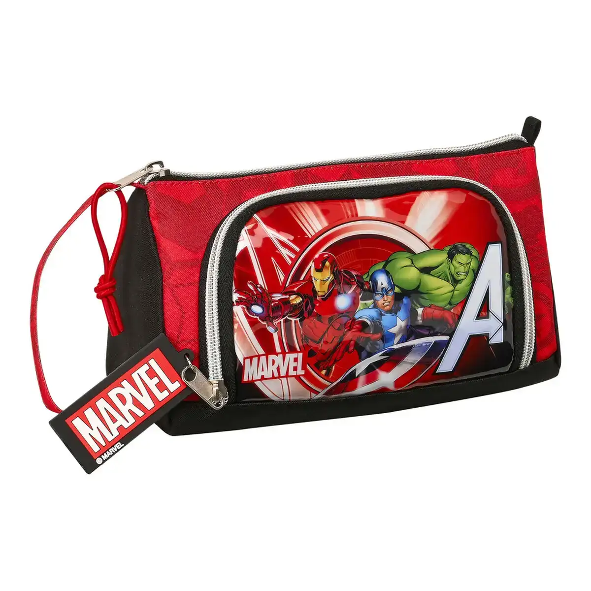 Trousse d ecolier the avengers infinity noir rouge 20 x 11 x 8 5 cm_2763. DIAYTAR COTE D'IVOIRE - L'Univers de l'Élégance Accessible. Plongez dans notre catalogue et choisissez des produits qui allient sophistication et accessibilité pour un shopping exquis.