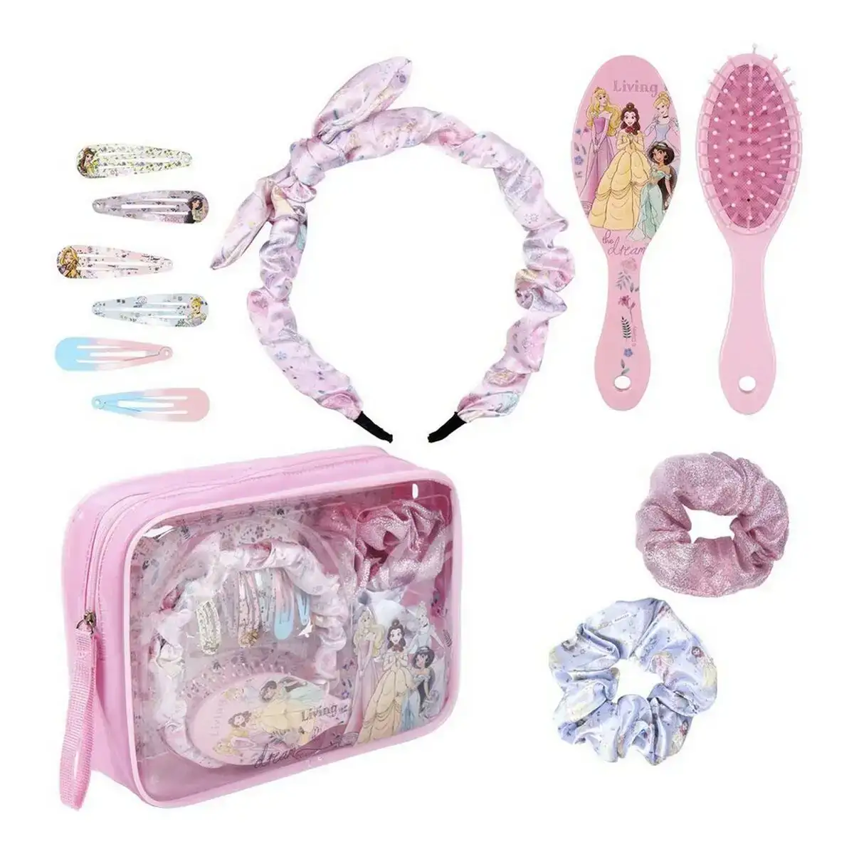 Trousse de toilette avec accessoires princesses disney 2500001902 11 pieces multicouleur_1650. DIAYTAR COTE D'IVOIRE - L'Art de Choisir, l'Art de Vivre. Parcourez notre boutique en ligne et choisissez parmi des produits de qualité qui ajoutent de l'élégance à votre quotidien.