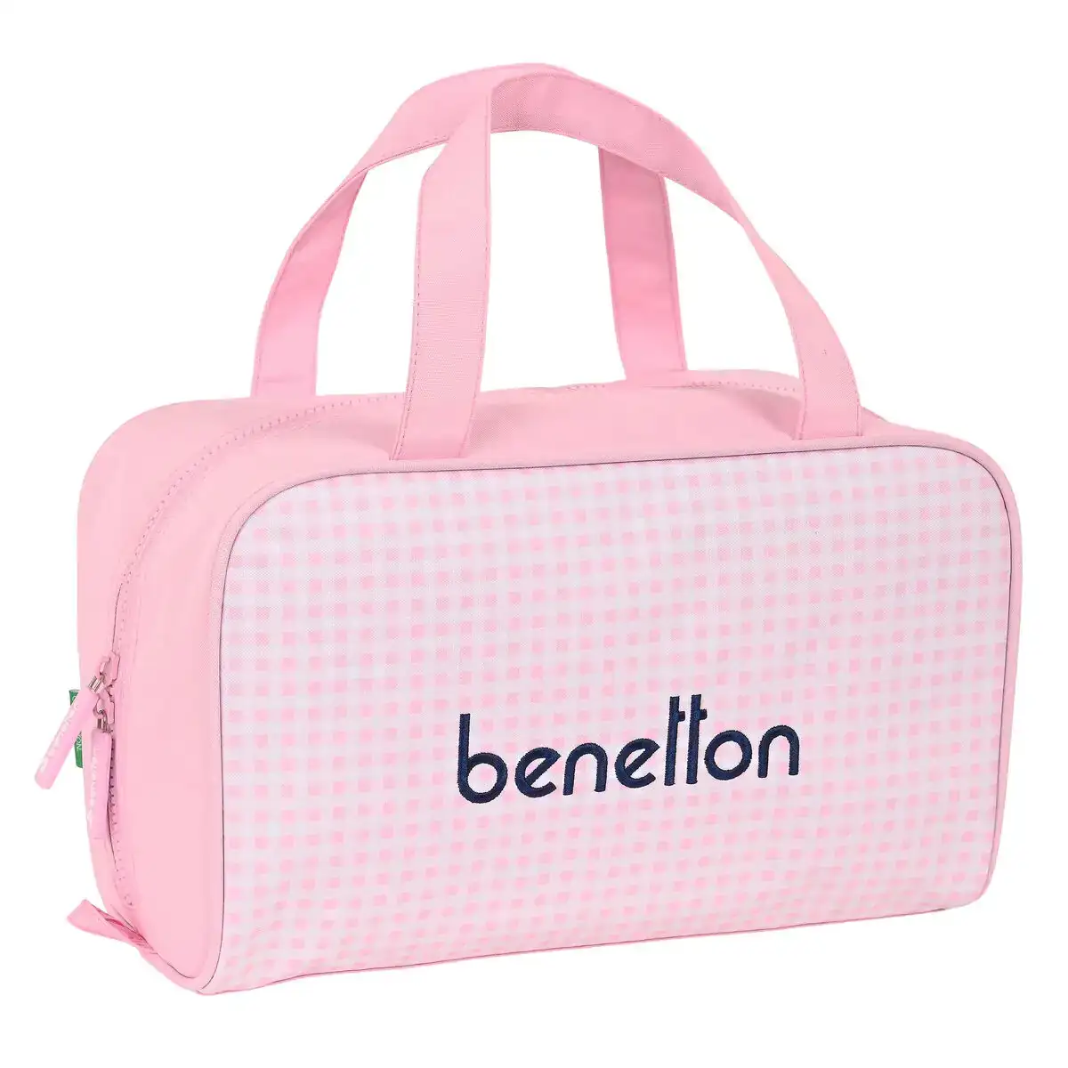 Trousse de toilette benetton vichy rose 31 x 14 x 19 cm _6549. DIAYTAR COTE D'IVOIRE - L'Art de Vivre le Shopping Authentique. Découvrez notre boutique en ligne et trouvez des produits qui incarnent la passion et le savoir-faire du Côte d'Ivoire.