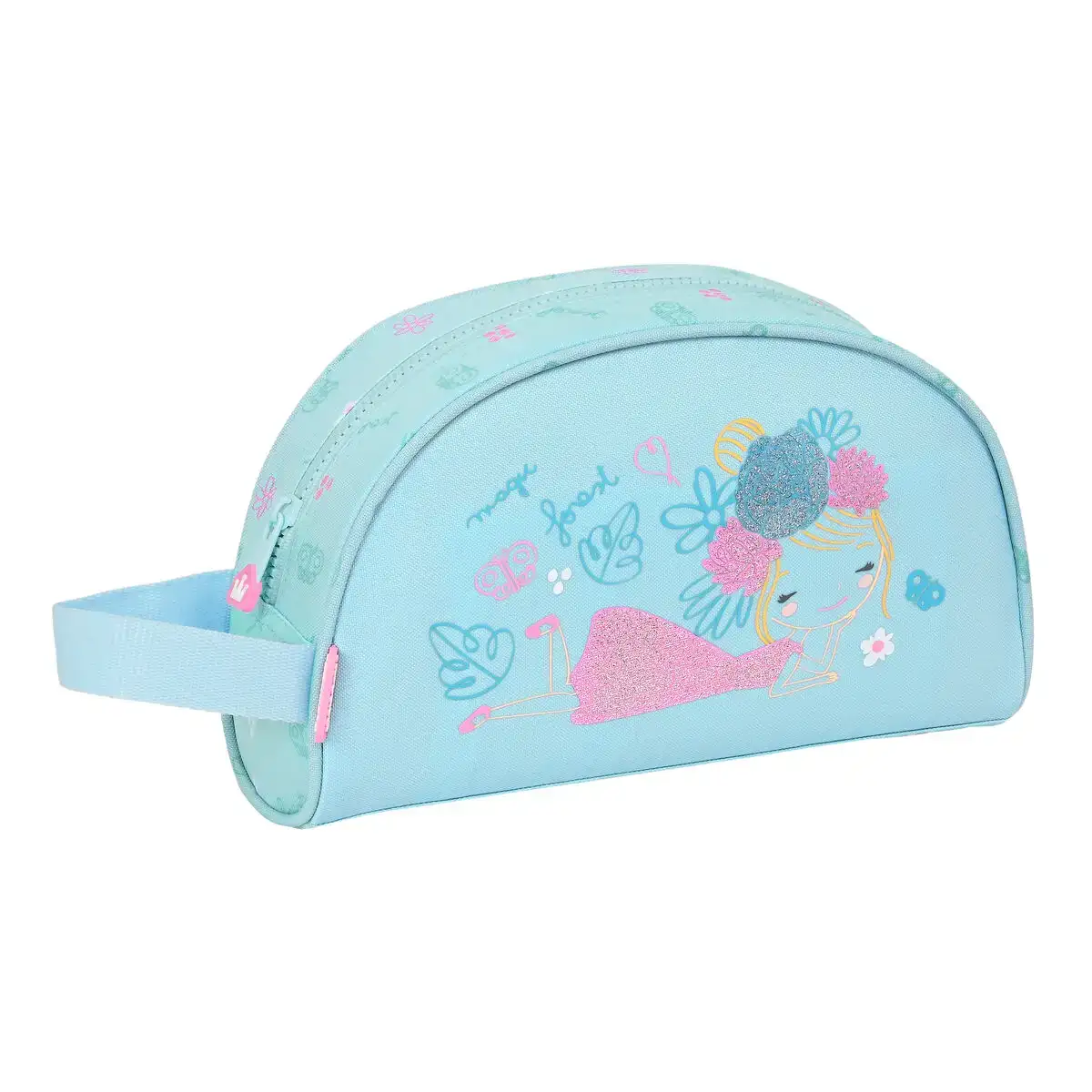 Trousse de toilette glow lab cute doll bleu clair 26 x 16 x 9 cm _7129. DIAYTAR COTE D'IVOIRE - Où Chaque Achat Raconte une Histoire. Parcourez notre boutique en ligne pour trouver des articles qui évoquent le savoir-faire et la tradition du Côte d'Ivoire.