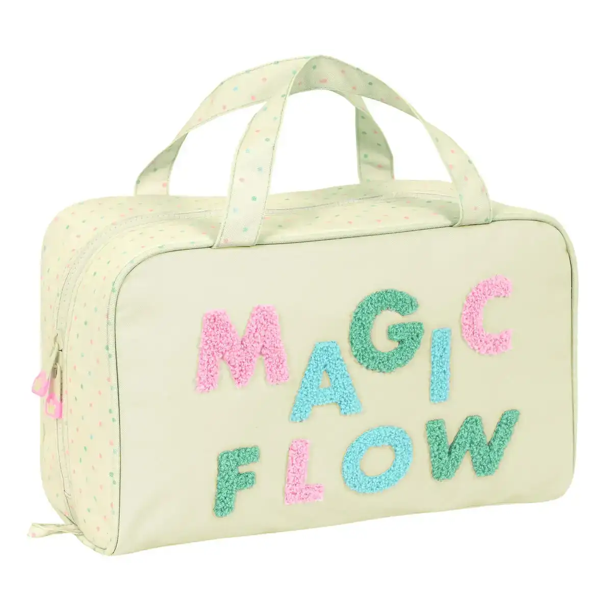 Trousse de toilette glow lab magic flow beige 31 x 14 x 19 cm _1246. Bienvenue chez DIAYTAR COTE D'IVOIRE - Où Chaque Objet a son Histoire. Découvrez notre sélection méticuleuse et choisissez des articles qui racontent l'âme du Côte d'Ivoire.