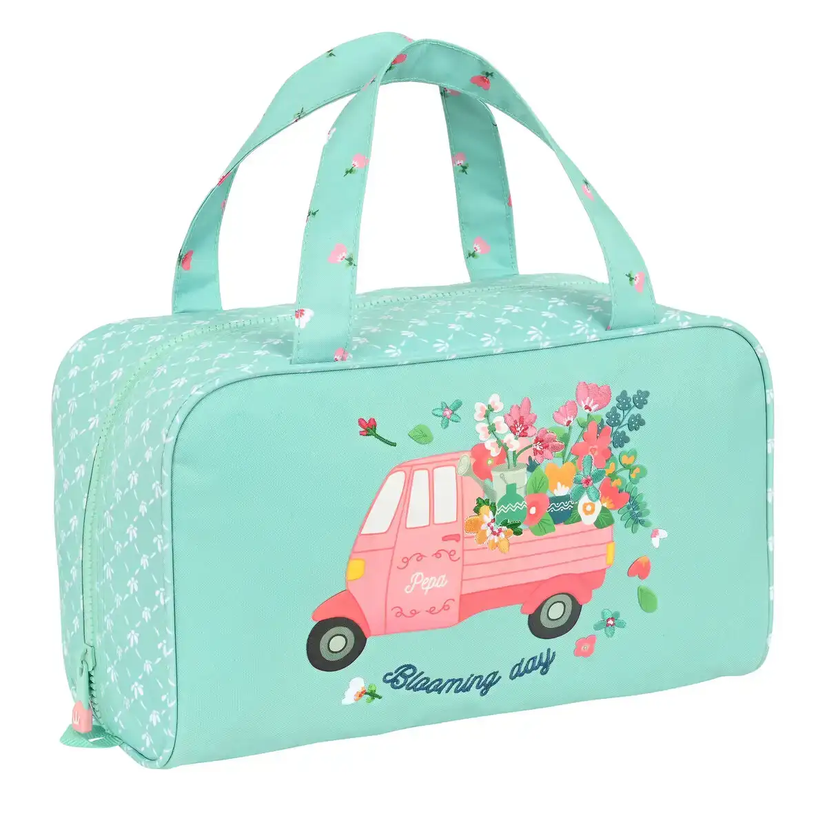 Trousse de toilette glow lab pepa vert 31 x 14 x 19 cm _9546. DIAYTAR COTE D'IVOIRE - Votre Escale Shopping incontournable. Explorez notre boutique en ligne et dénichez des trésors qui reflètent la richesse culturelle et la modernité du Côte d'Ivoire.