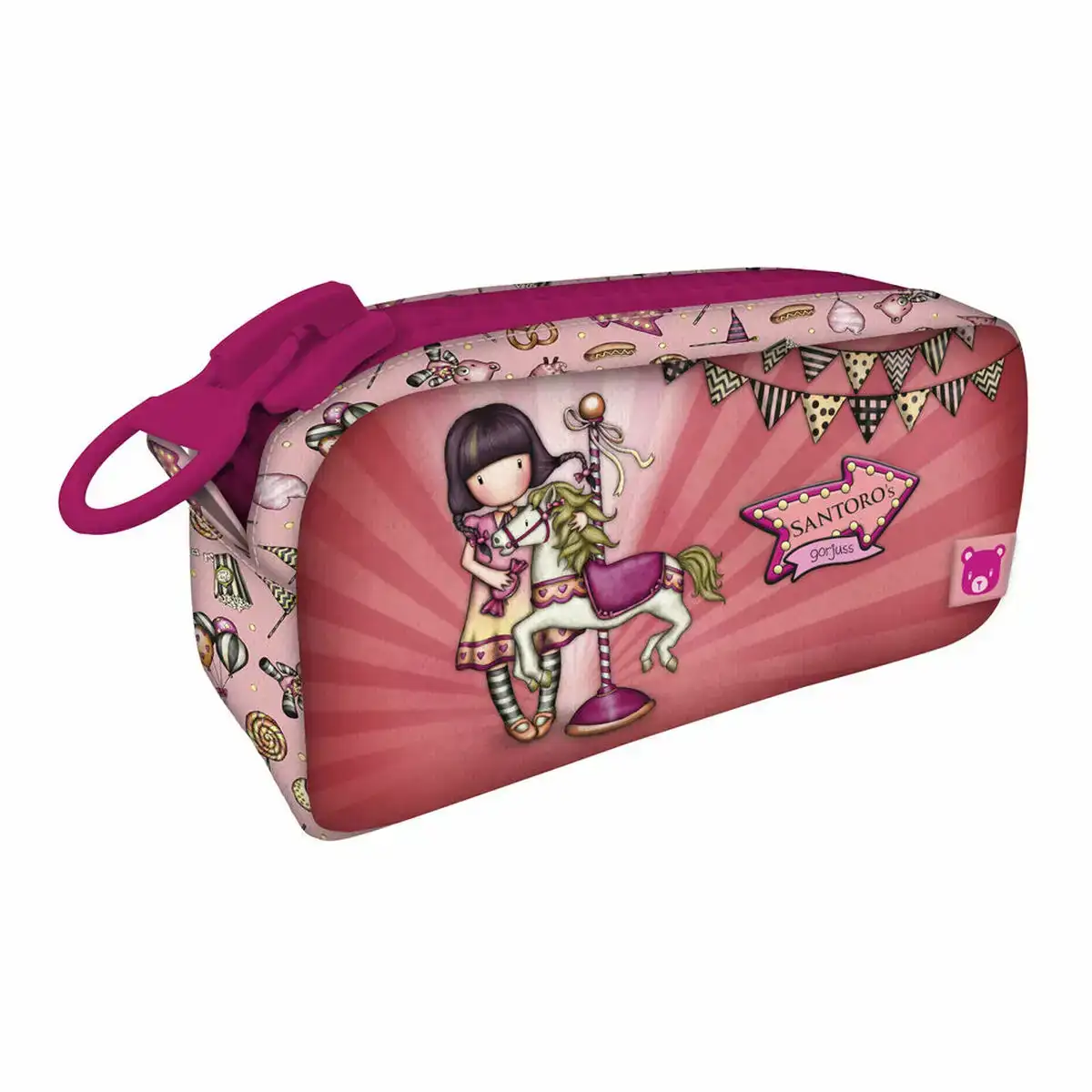 Trousse de toilette gorjuss carousel saumon 21 5 x 10 5 x 7 cm _5729. Bienvenue chez DIAYTAR COTE D'IVOIRE - Où Votre Shopping Prend Vie. Découvrez notre univers et dénichez des trésors qui ajoutent de la couleur à votre quotidien.