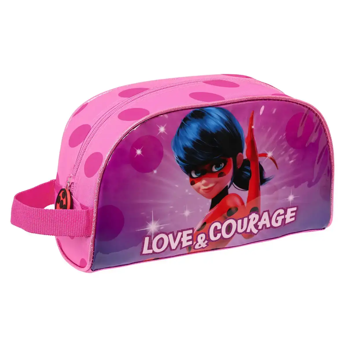 Trousse de toilette lady bug fuchsia 26 x 16 x 9 cm _8345. DIAYTAR COTE D'IVOIRE - Où Chaque Détail Fait la Différence. Parcourez notre sélection soignée et choisissez des articles qui rehaussent votre quotidien, du fonctionnel à l'esthétique.