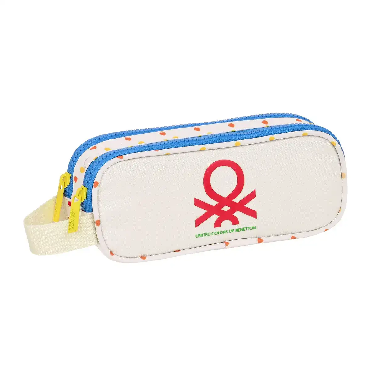 Trousse fourre tout double benetton topitos blanc 21 x 8 x 6 cm _5510. DIAYTAR COTE D'IVOIRE - Là où l'Élégance Devient un Mode de Vie. Naviguez à travers notre gamme et choisissez des produits qui apportent une touche raffinée à votre quotidien.