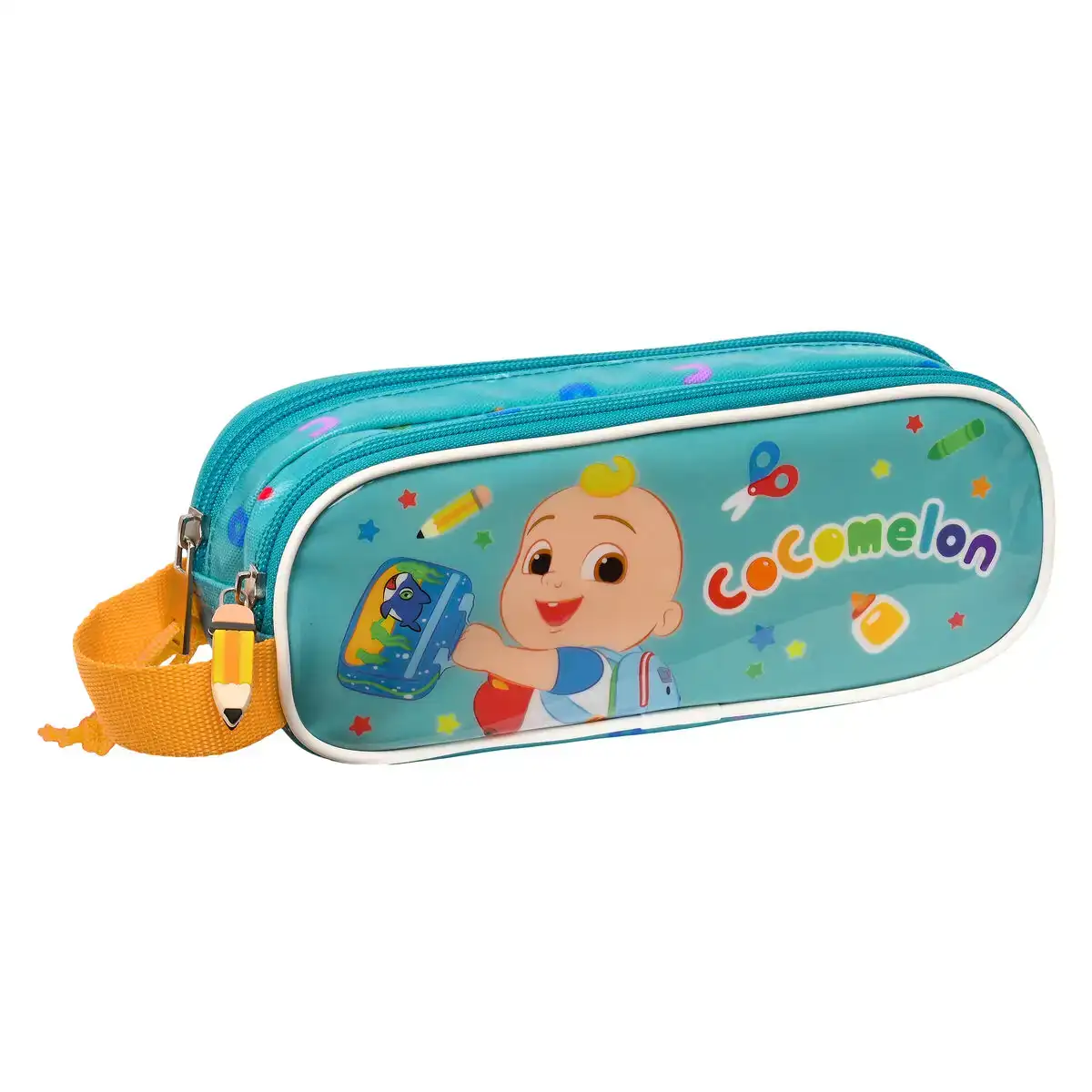 Trousse fourre tout double cocomelon back to class bleu clair 21 x 8 x 6 cm _8242. DIAYTAR COTE D'IVOIRE - Votre Passage vers le Raffinement. Plongez dans notre univers de produits exquis et choisissez des articles qui ajoutent une touche de sophistication à votre vie.