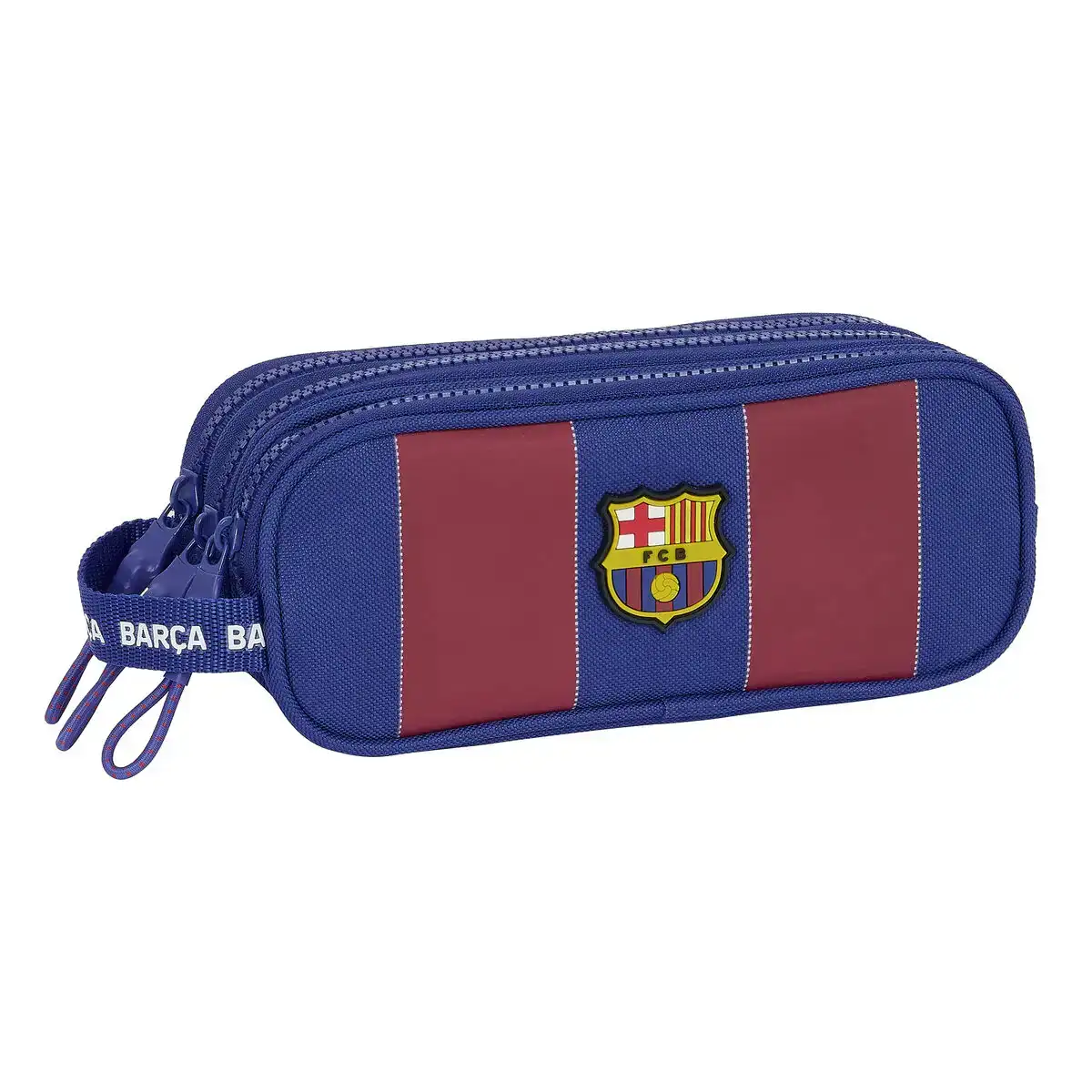 Trousse fourre tout double f c barcelona rouge blue marine 21 x 8 5 x 7 cm_9536. Bienvenue chez DIAYTAR COTE D'IVOIRE - Où Chaque Objet a sa Propre Histoire. Découvrez notre sélection soigneusement choisie et choisissez des produits qui racontent le patrimoine sénégalais.