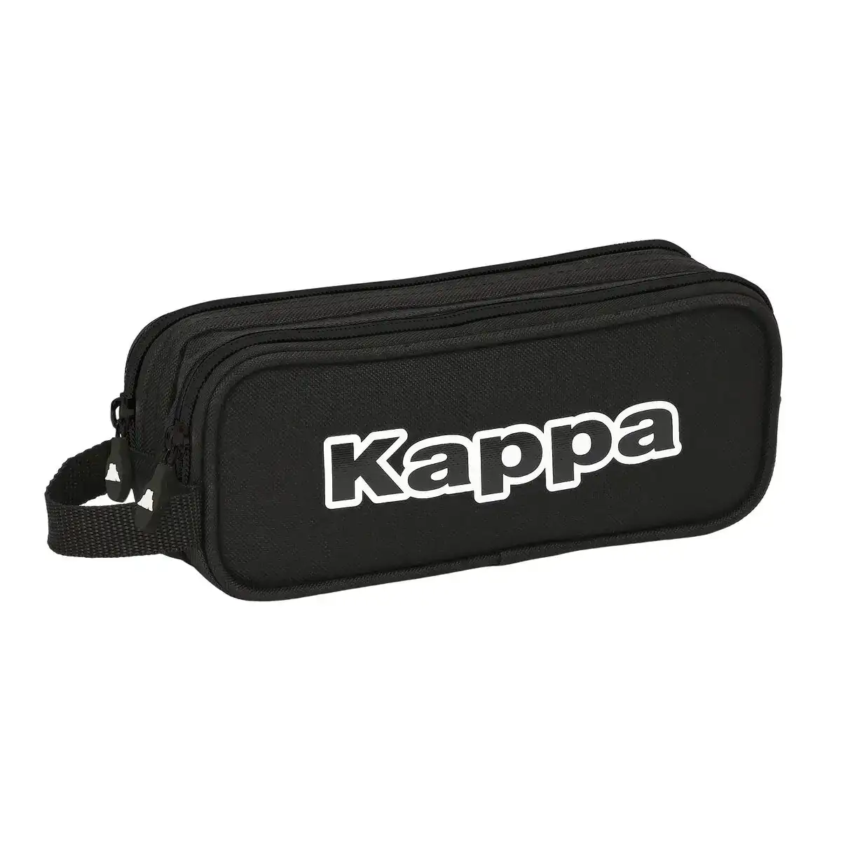 Trousse fourre tout double kappa black noir 21 x 8 x 6 cm _6087. DIAYTAR COTE D'IVOIRE - Votre Plateforme Shopping, Votre Choix Éclairé. Explorez nos offres et choisissez des articles de qualité qui reflètent votre style et vos valeurs.