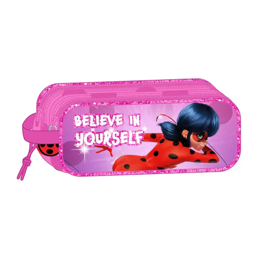 Trousse fourre tout double lady bug fuchsia 21 x 8 x 6 cm _7304. DIAYTAR COTE D'IVOIRE - Votre Plateforme Shopping, Votre Choix Éclairé. Explorez nos offres et choisissez des articles de qualité qui reflètent votre style et vos valeurs.