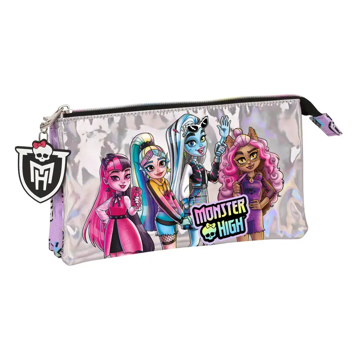 Trousse fourre tout double monster high best boos lila 22 x 12 x 3 cm_9003. DIAYTAR COTE D'IVOIRE - Où Choisir Devient un Plaisir. Découvrez notre boutique en ligne et choisissez parmi une variété de produits qui satisferont tous vos besoins.