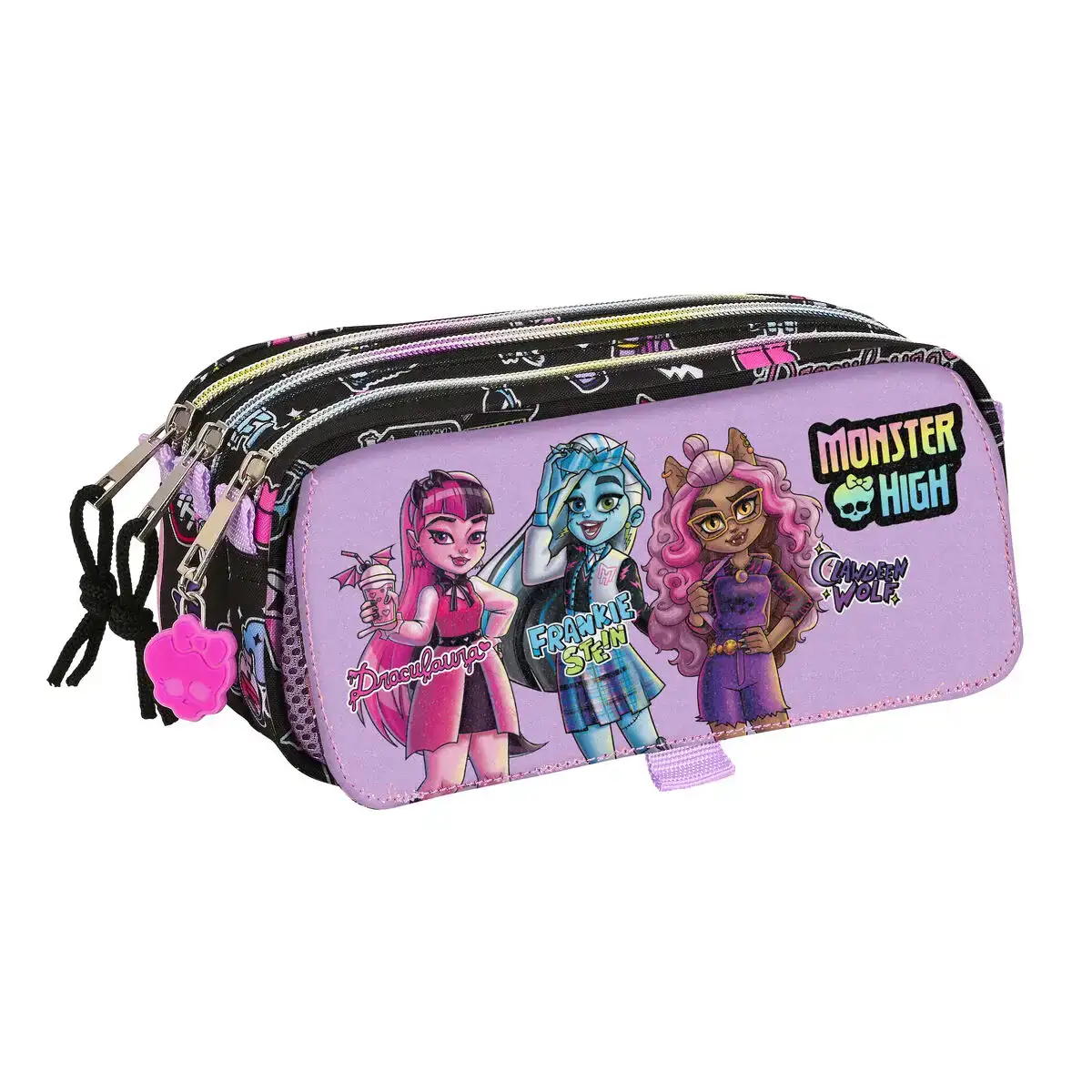 Trousse fourre tout double monster high creep noir 21 5 x 10 x 8 cm_3673. Bienvenue chez DIAYTAR COTE D'IVOIRE - Où le Shopping Devient un Plaisir. Découvrez notre boutique en ligne et trouvez des trésors qui égaieront chaque jour de votre vie.