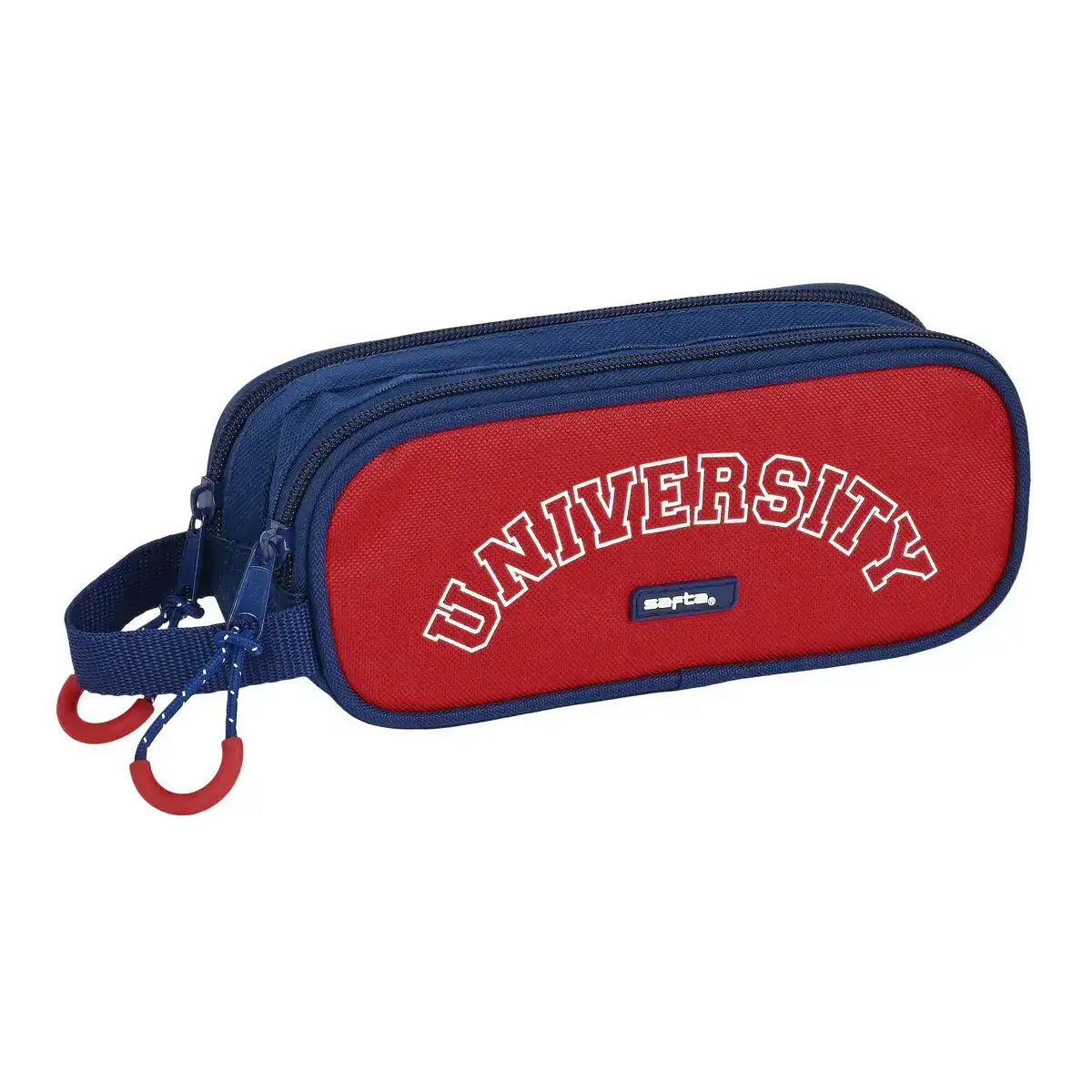 Trousse fourre tout double safta university rouge blue marine 21 x 8 x 6 cm _8777. DIAYTAR COTE D'IVOIRE - Où Choisir Devient un Acte de Découverte. Découvrez notre gamme et choisissez des produits qui éveillent votre curiosité et élargissent vos horizons.