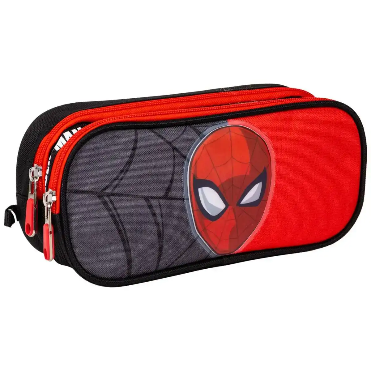 Trousse fourre tout double spiderman noir 22 5 x 8 x 10 cm_1350. DIAYTAR COTE D'IVOIRE - L'Art de Vivre le Shopping Authentique. Découvrez notre boutique en ligne et trouvez des produits qui incarnent la passion et le savoir-faire du Côte d'Ivoire.