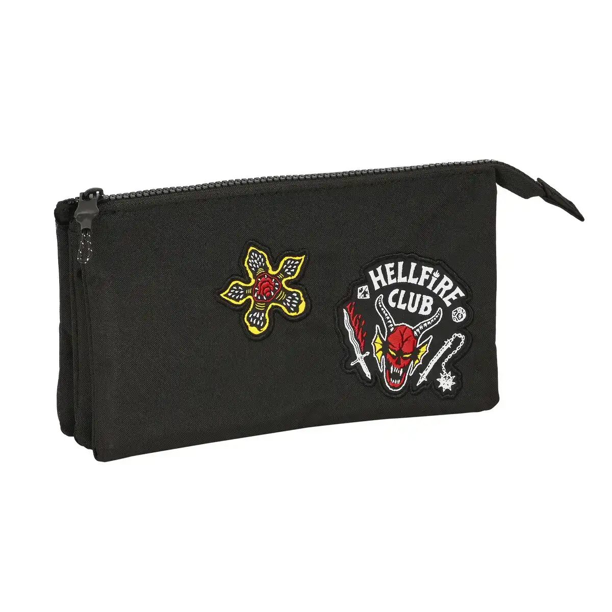 Trousse fourre tout double stranger things noir 22 x 12 x 3 cm_4584. DIAYTAR COTE D'IVOIRE - Votre Pass vers la Découverte. Explorez notre boutique en ligne et plongez dans un voyage à travers des produits authentiques et contemporains, tous réunis sous un même toit.