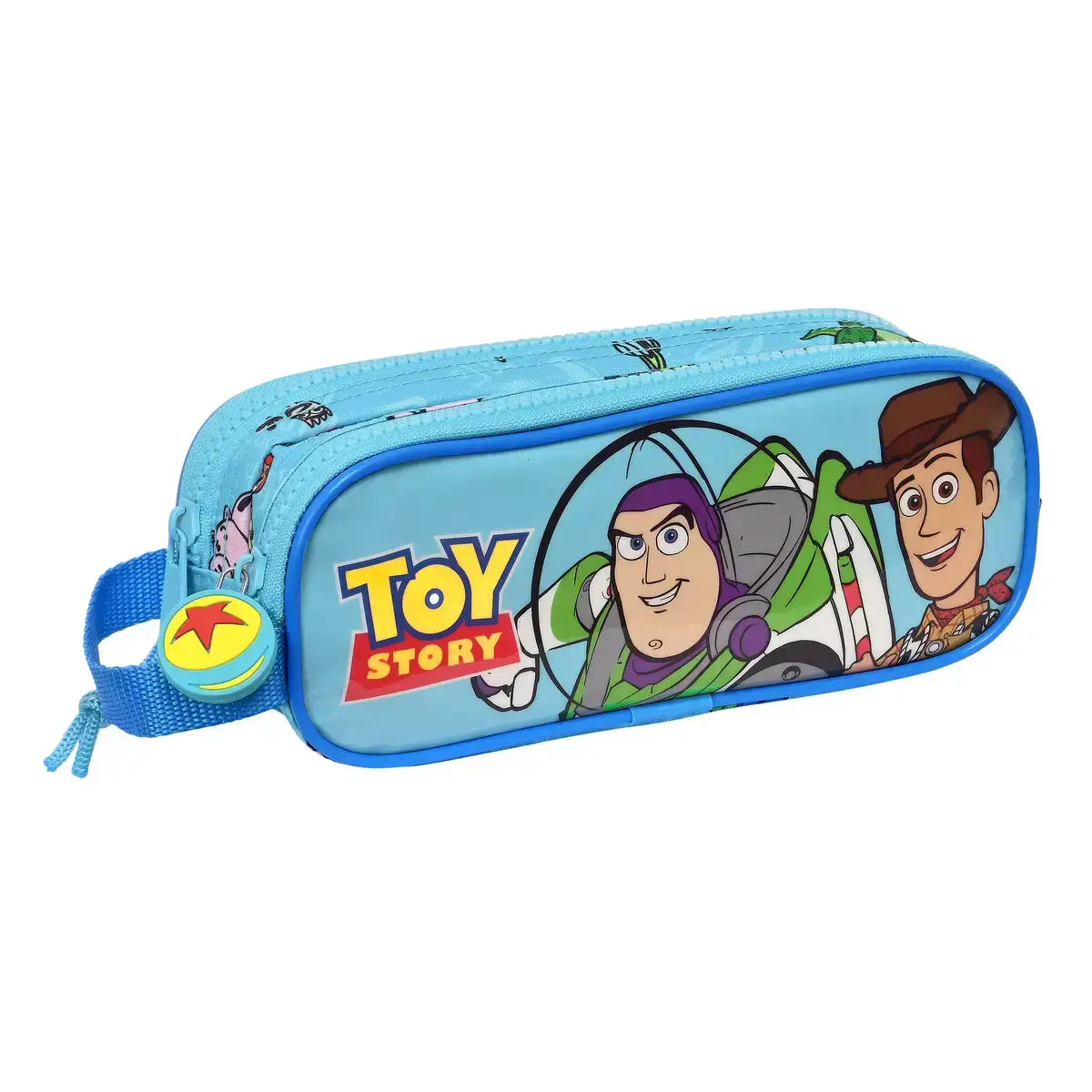 Trousse fourre tout double toy story ready to play bleu clair 21 x 8 x 6 cm _3474. DIAYTAR COTE D'IVOIRE - Là où le Chic Rencontre la Tradition. Naviguez à travers notre catalogue et choisissez des produits qui équilibrent l'élégance intemporelle et l'innovation moderne.