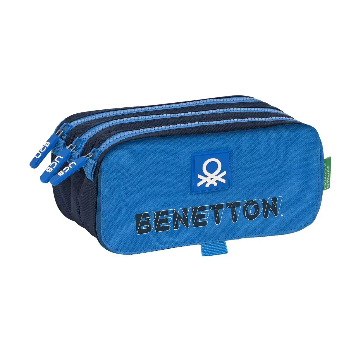 Trousse fourre tout triple benetton deep water bleu 21 5 x 10 x 8 cm _2617. DIAYTAR COTE D'IVOIRE - L'Art de Choisir, l'Art de Vivre. Parcourez notre boutique en ligne et choisissez parmi des produits de qualité qui ajoutent de l'élégance à votre quotidien.