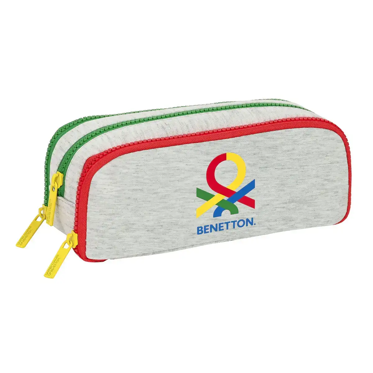 Trousse fourre tout triple benetton pop gris 21 x 8 x 8 cm _3787. DIAYTAR COTE D'IVOIRE - Où Choisir est une Célébration de l'Artisanat Local. Découvrez notre boutique en ligne et choisissez des produits qui incarnent la passion des artisans sénégalais.