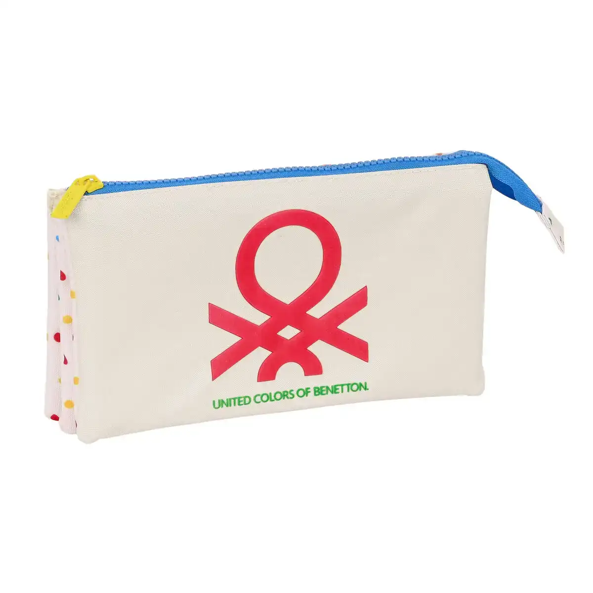 Trousse fourre tout triple benetton topitos blanc 22 x 12 x 3 cm _1122. DIAYTAR COTE D'IVOIRE - Votre Destination pour un Shopping Unique. Parcourez notre catalogue et trouvez des articles qui expriment votre singularité et votre style.