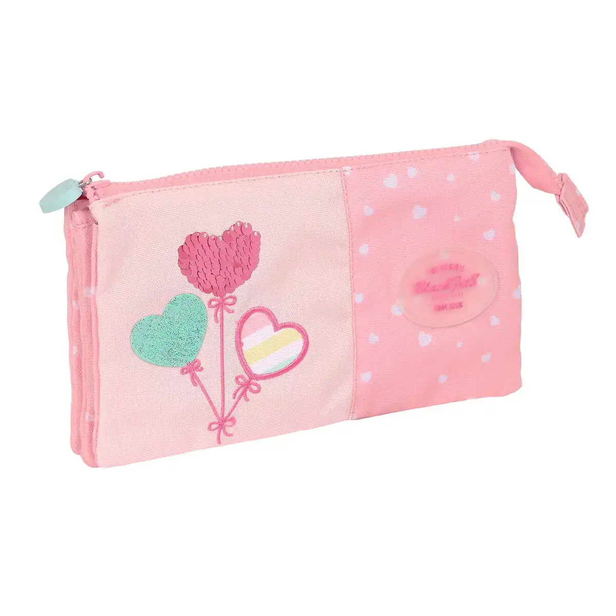 Trousse fourre tout triple blackfit8 globitos rose 22 x 12 x 3 cm_9932. DIAYTAR COTE D'IVOIRE - L'Équilibre Parfait entre Tradition et Modernité. Explorez notre collection pour trouver des produits qui incarnent la culture et la contemporanéité du Côte d'Ivoire.