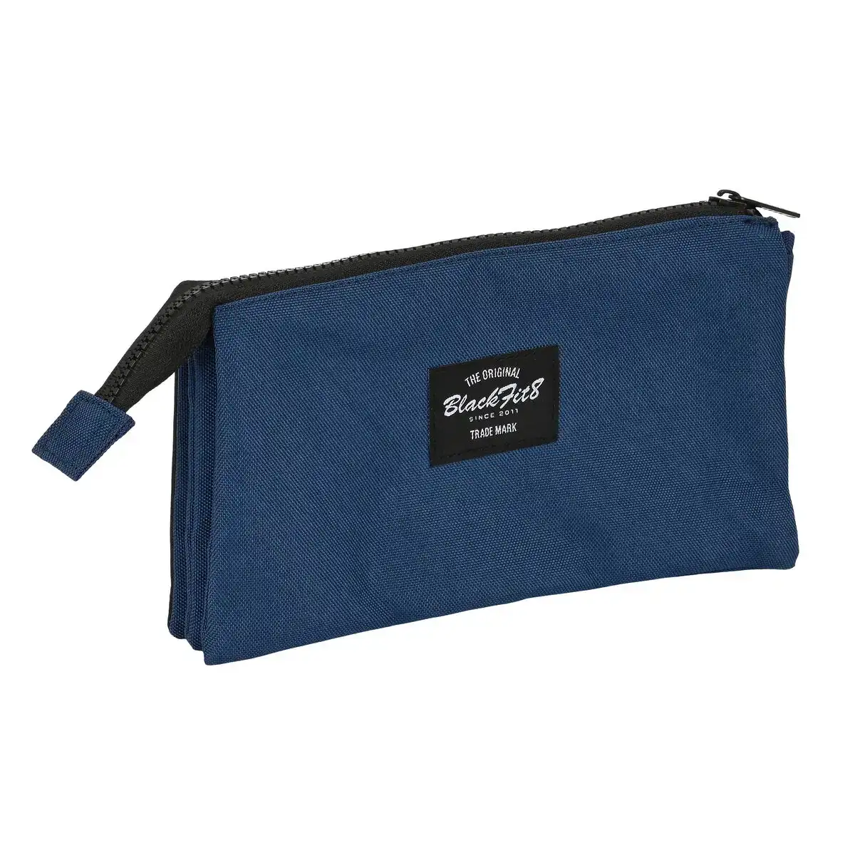Trousse fourre tout triple blackfit8 urban noir blue marine 22 x 12 x 3 cm _9553. DIAYTAR COTE D'IVOIRE - Où Choisir Devient un Acte de Découverte. Découvrez notre gamme et choisissez des produits qui éveillent votre curiosité et élargissent vos horizons.