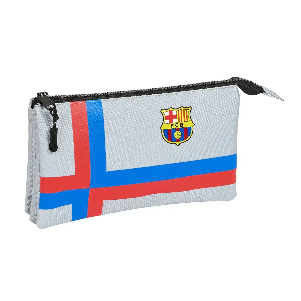 Trousse fourre tout triple f c barcelona gris 22 x 12 x 3 cm _1761. DIAYTAR COTE D'IVOIRE - L'Univers du Choix et de l'Authenticité. Explorez notre catalogue et découvrez des articles qui incarnent le patrimoine du Côte d'Ivoire et la modernité du monde.