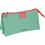 Trousse fourre tout triple grafoplas kuru turquoise 22 5 x 12 x 14 cm _7012. DIAYTAR COTE D'IVOIRE - L'Art de Choisir, l'Art de S'émerveiller. Explorez notre gamme de produits et laissez-vous émerveiller par des créations authentiques et des designs modernes.