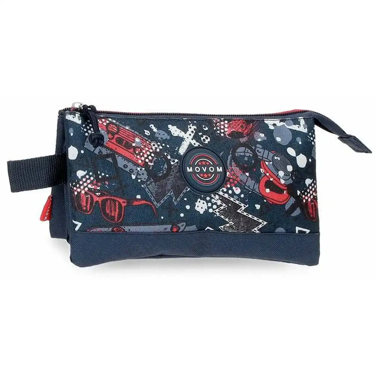 Trousse fourre tout triple joumma movom free time 22 x 12 x 5 cm_4987. DIAYTAR COTE D'IVOIRE - L'Art de Choisir, l'Art de Vivre. Parcourez notre boutique en ligne et choisissez parmi des produits de qualité qui ajoutent de l'élégance à votre quotidien.