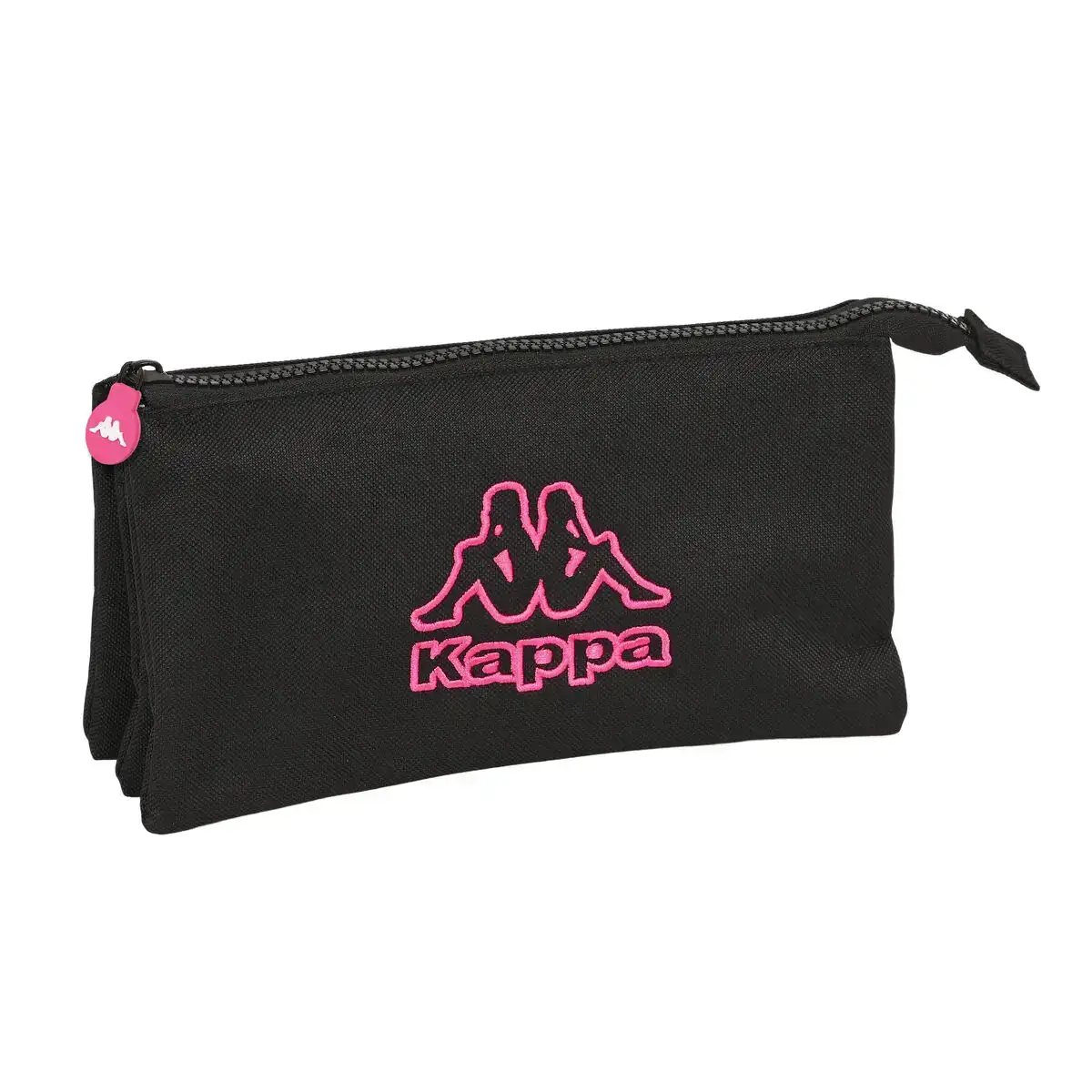Trousse fourre tout triple kappa black and pink noir 22 x 12 x 3 cm _7797. DIAYTAR COTE D'IVOIRE - L'Équilibre Parfait entre Tradition et Modernité. Explorez notre collection pour trouver des produits qui incarnent la culture et la contemporanéité du Côte d'Ivoire.
