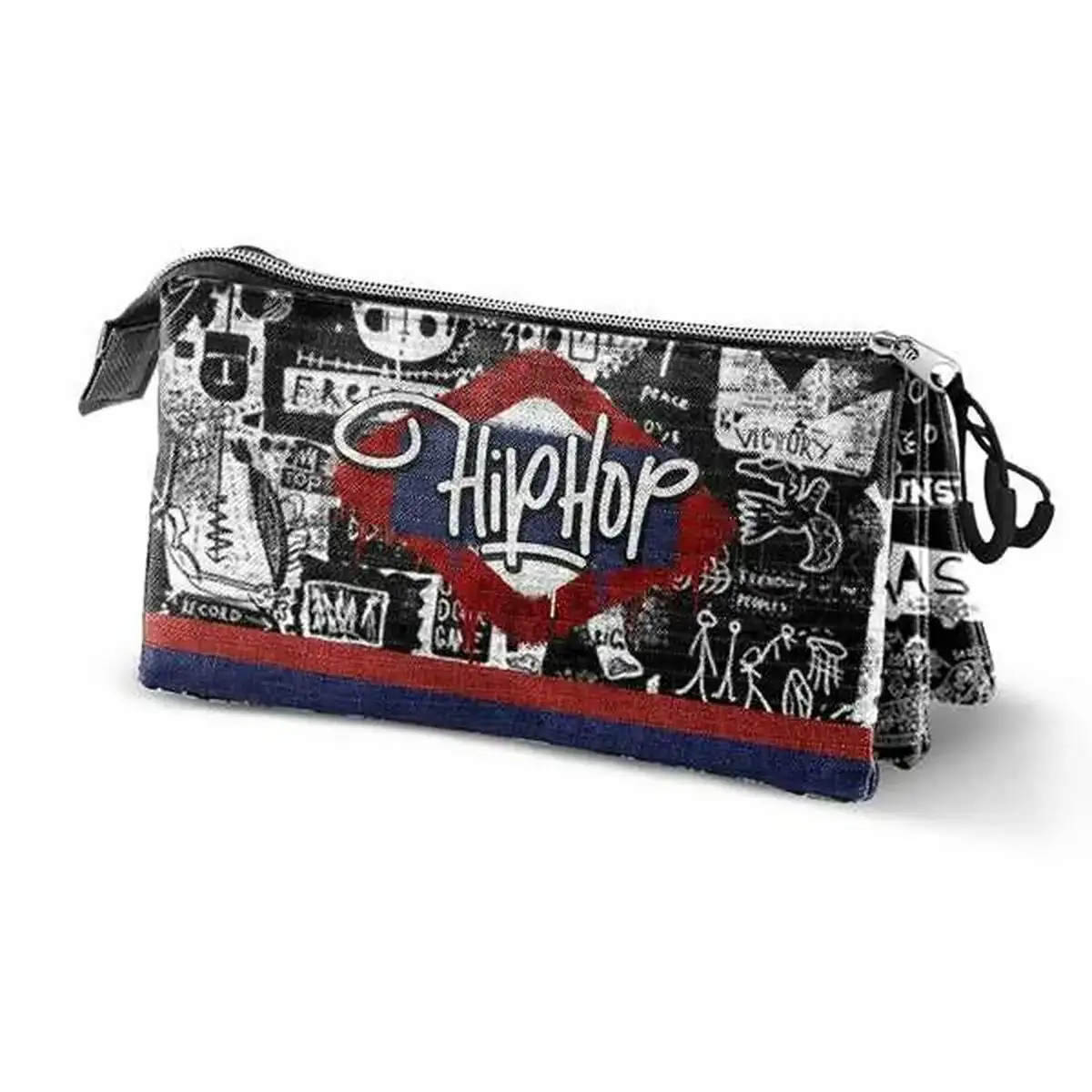 Trousse fourre tout triple karactermania prodg underhiphop fan 11 x 23 x 7 cm_4209. DIAYTAR COTE D'IVOIRE - L'Art de Vivre en Couleurs. Découvrez notre boutique en ligne et trouvez des produits qui ajoutent une palette vibrante à votre quotidien.