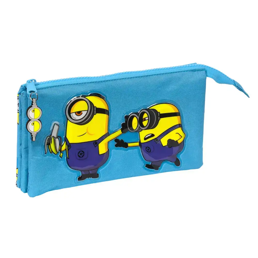 Trousse fourre tout triple minions minionstatic bleu 22 x 12 x 3 cm _1519. DIAYTAR COTE D'IVOIRE - Là où Vos Rêves Prendent Forme. Plongez dans notre catalogue diversifié et trouvez des produits qui enrichiront votre quotidien, du pratique à l'exceptionnel.