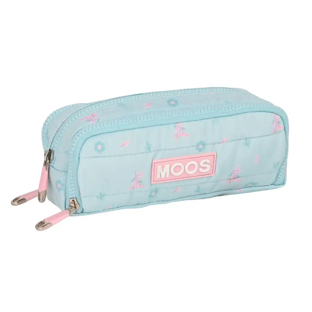 Trousse fourre tout triple moos garden 21 x 8 x 8 cm turquoise_3189. DIAYTAR COTE D'IVOIRE - Où Chaque Produit est une Histoire à Raconter. Découvrez notre sélection de produits qui vous permettent de créer votre propre récit à travers vos achats.
