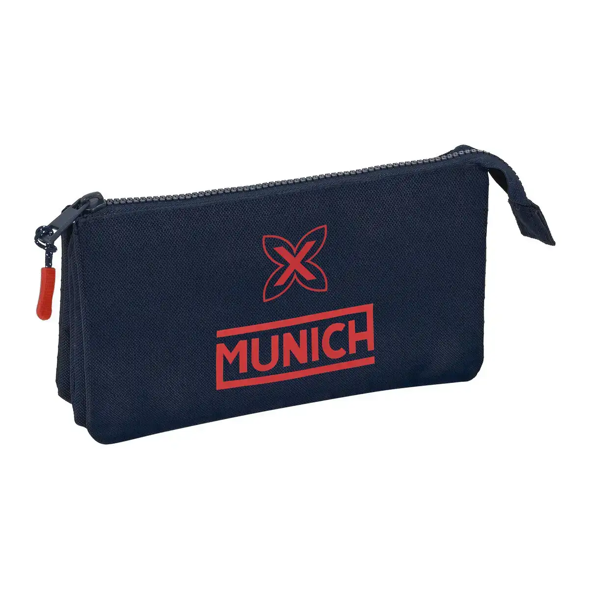 Trousse fourre tout triple munich flash blue marine 22 x 12 x 3 cm_1589. DIAYTAR COTE D'IVOIRE - Votre Passage vers le Raffinement. Plongez dans notre univers de produits exquis et choisissez des articles qui ajoutent une touche de sophistication à votre vie.