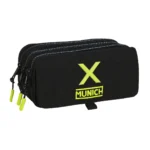 Trousse fourre tout triple munich negro noir 21 5 x 10 x 8 cm _2823. DIAYTAR COTE D'IVOIRE - Votre Passage vers le Raffinement. Plongez dans notre univers de produits exquis et choisissez des articles qui ajoutent une touche de sophistication à votre vie.